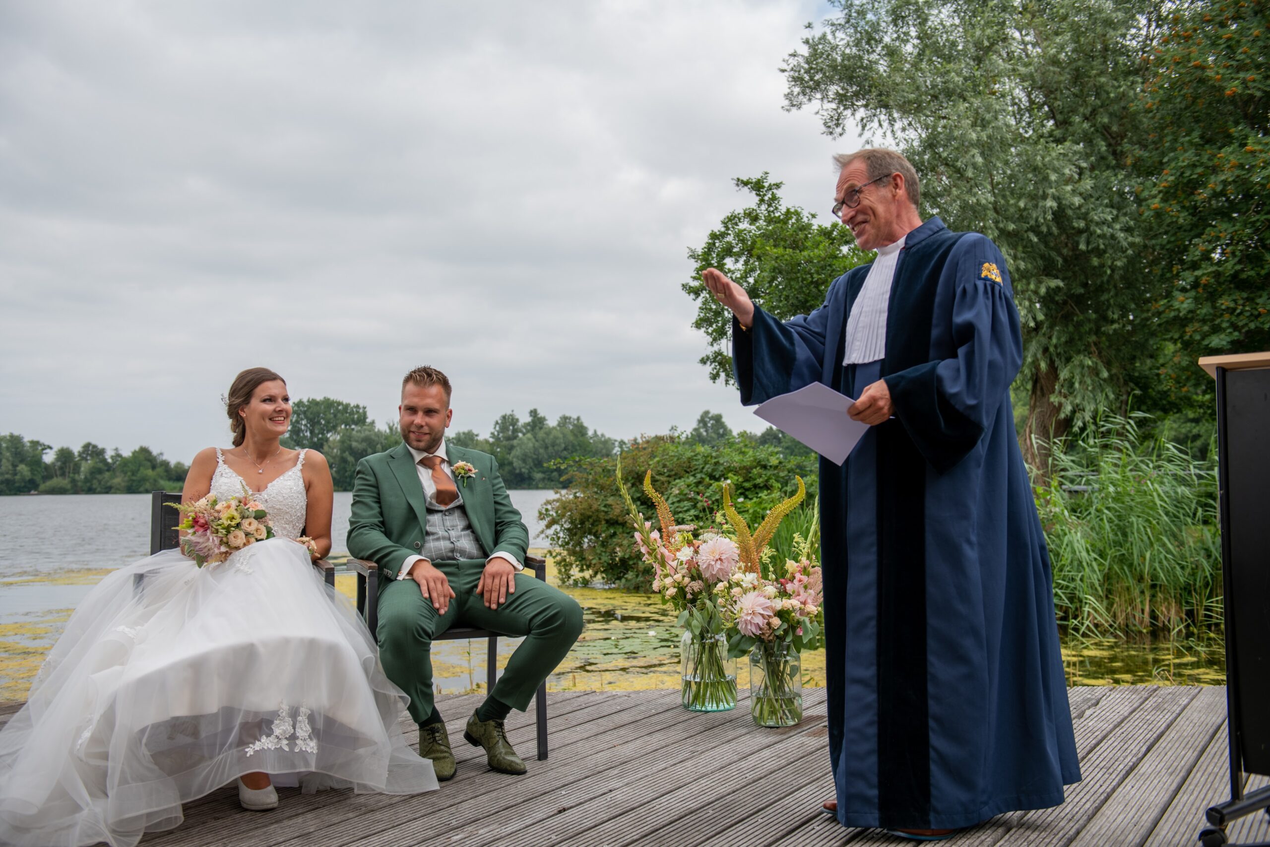 Ceremonie bij Buitenplaats Kameryck