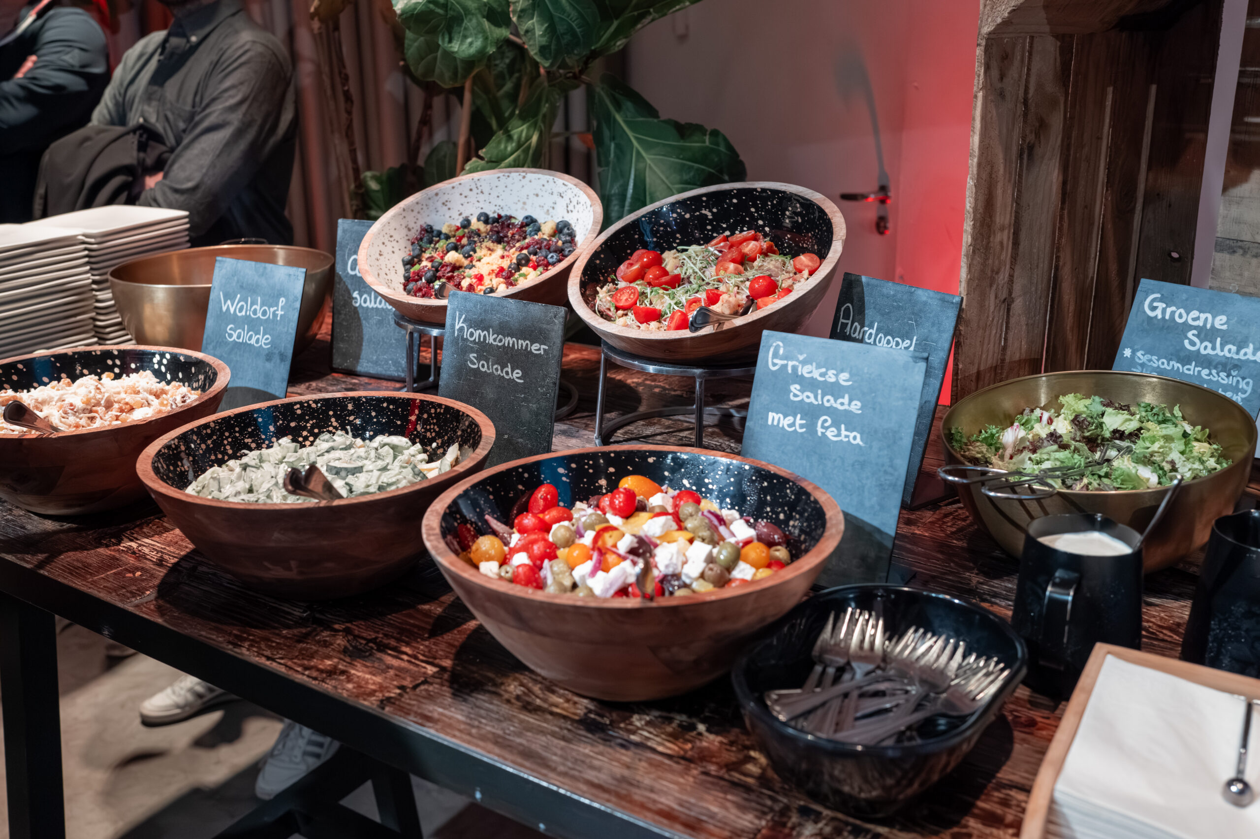 Ryckelycke broodjeslunch saladebuffet bij Buitenplaats Kameryck